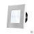 Intrerupator Triplu cu Touch din Sticla si Rama de Aluminiu LUXION, RF433 SmartElectro IntelligentHouse