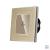 Buton Sonerie cu Touch, cu Revenire, din Sticla si Rama de Aluminiu LUXION SmartElectro IntelligentHouse