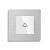 Buton Sonerie cu Touch, cu Revenire, din Sticla si Rama de Aluminiu LUXION SmartElectro IntelligentHouse