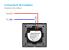 Buton Sonerie cu Touch, cu Revenire, din Sticla si Rama de Aluminiu LUXION SmartElectro IntelligentHouse
