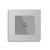 Buton Sonerie cu Touch, cu Revenire, din Sticla si Rama de Aluminiu LUXION SmartElectro IntelligentHouse