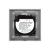 Buton Sonerie cu Touch, cu Revenire, din Sticla si Rama de Aluminiu LUXION SmartElectro IntelligentHouse
