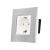 Priza Simpla LUXION cu rama din aluminiu SmartElectro IntelligentHouse