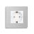 Priza Simpla LUXION cu rama din aluminiu SmartElectro IntelligentHouse