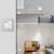 Priza Simpla cu Capac de Protectie LUXION cu rama din aluminiu SmartElectro IntelligentHouse