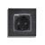 Priza Simpla cu Capac de Protectie LUXION cu rama din aluminiu SmartElectro IntelligentHouse