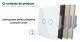 Intrerupator Draperie cu Touch LIVOLO din Sticla - Serie Noua SmartElectro IntelligentHouse