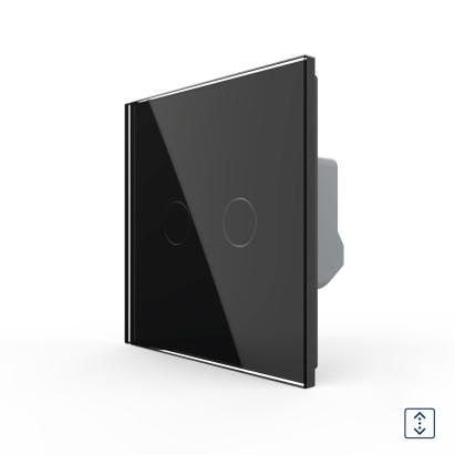 Intrerupator Draperie cu Touch LIVOLO din Sticla - Serie Noua SmartElectro IntelligentHouse