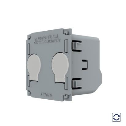 Modul Intrerupator Dublu cu Reset si Contact Uscat LIVOLO - Serie Noua SmartElectro IntelligentHouse