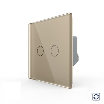 Intrerupator Dublu cu Reset si Contact Uscat LIVOLO - Serie Noua SmartElectro IntelligentHouse