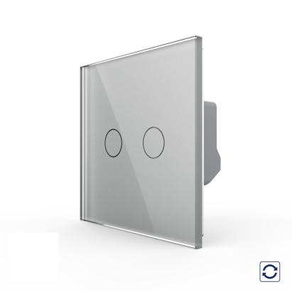 Intrerupator Dublu cu Reset si Contact Uscat LIVOLO - Serie Noua SmartElectro IntelligentHouse