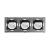 Intrerupator Dublu + Dublu + Dublu cu Touch din Sticla LUXION SmartElectro IntelligentHouse