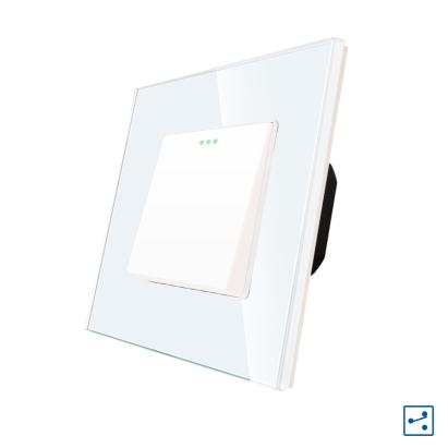 Intrerupator Simplu Cap Scara Mecanic LUXION cu Rama din Sticla SmartElectro IntelligentHouse