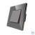 Intrerupator Simplu Cap Cruce Mecanic LUXION cu Rama din Sticla SmartElectro IntelligentHouse