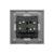 Intrerupator Simplu Cap Cruce Mecanic LUXION cu Rama din Sticla SmartElectro IntelligentHouse