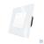 Intrerupator Dublu Cap Scara Mecanic LUXION cu Rama din Sticla SmartElectro IntelligentHouse