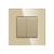 Intrerupator Dublu Cap Scara Mecanic LUXION cu Rama din Sticla SmartElectro IntelligentHouse