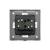 Intrerupator Dublu Cap Scara Mecanic LUXION cu Rama din Sticla SmartElectro IntelligentHouse