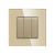 Intrerupator Triplu Cap Scara Mecanic LUXION cu Rama din Sticla SmartElectro IntelligentHouse