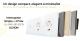 Intrerupator Simplu + 2 Prize cu Rama din Sticla LUXION SmartElectro IntelligentHouse