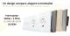 Intrerupator Dublu + 2 Prize cu Rama din Sticla LUXION SmartElectro IntelligentHouse