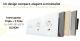 Intrerupator Triplu + 2 Prize cu Rama din Sticla LUXION SmartElectro IntelligentHouse