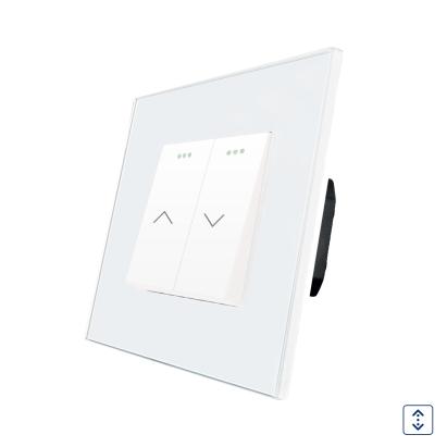 Intrerupator Jaluzele Mecanic LUXION cu Rama din Sticla SmartElectro IntelligentHouse