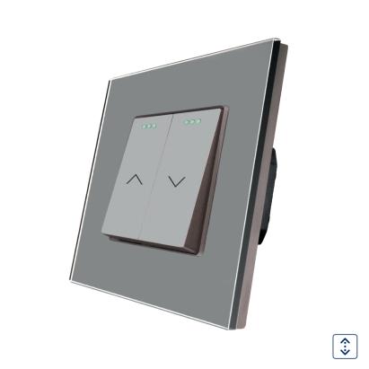 Intrerupator Jaluzele Mecanic LUXION cu Rama din Sticla SmartElectro IntelligentHouse