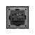Buton de Sonerie Mecanic LUXION cu Rama din Sticla SmartElectro IntelligentHouse