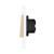 Buton de Sonerie Mecanic LUXION cu Rama din Sticla SmartElectro IntelligentHouse