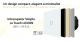 Intrerupator Simplu Wi-Fi + RF433 cu Touch din Sticla LUXION SmartElectro IntelligentHouse