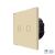 Intrerupator Dublu Wi-Fi + RF433 cu Touch din Sticla LUXION SmartElectro IntelligentHouse
