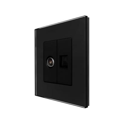 Priza TV + Internet cu Rama din Sticla LUXION SmartElectro IntelligentHouse