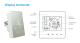 Termostat pentru incalzire termica pe gaz Beok TGR85-WIFI-WPB, Programare, Control aplicatie SmartElectro IntelligentHouse