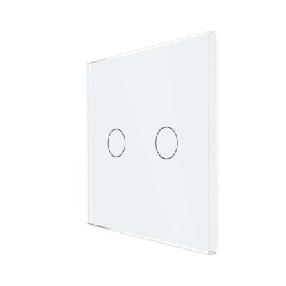 Panou Intrerupator Dublu cu Touch Din Sticla LUXION SmartElectro IntelligentHouse