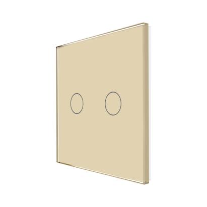 Panou Intrerupator Dublu cu Touch Din Sticla LUXION SmartElectro IntelligentHouse
