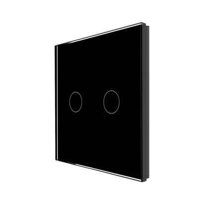 Panou Intrerupator Dublu cu Touch Din Sticla LUXION SmartElectro IntelligentHouse