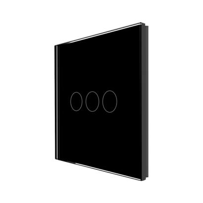 Panou Intrerupator Triplu cu Touch Din Sticla LUXION SmartElectro IntelligentHouse
