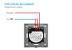 Modul Intrerupator Dublu din Silicon cu Touch LUXION SmartElectro IntelligentHouse