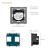 Modul Intrerupator Dublu din Silicon cu Touch LUXION SmartElectro IntelligentHouse