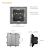 Modul Intrerupator Triplu Mecanic LUXION SmartElectro IntelligentHouse