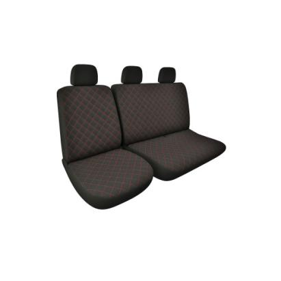 Huse Auto Textil  model romb 2+1 pentru Scaun Sofer + Bancheta Stanga   Cod: ART201TEX Automotive TrustedCars