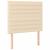 Pat box spring cu saltea, crem, 90x200 cm, textil GartenMobel Dekor