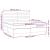 Pat box spring cu saltea, crem, 200x200 cm, textil GartenMobel Dekor