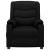 Fotoliu rabatabil electric, negru, piele ecologică GartenMobel Dekor