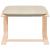 Scaun de relaxare cu taburet, crem, textil GartenMobel Dekor