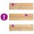 Trepte scari 4 buc Stejar masiv netratat 90x25x2 cm GartenMobel Dekor
