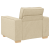 Set canapea, 3 piese, perne crem, textil GartenMobel Dekor