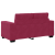 Set canapea, 3 piese, perne bordo, catifea GartenMobel Dekor