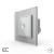 Intrerupator Simplu Cap Scara / Cruce cu Touch LIVOLO cu Rama din Sticla - Protocol Zigbee EC SmartElectro IntelligentHouse
